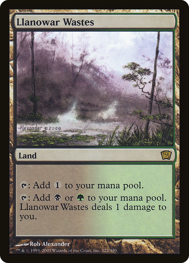 Llanowar Wastes [Ninth Edition] - Trinity Hobby
