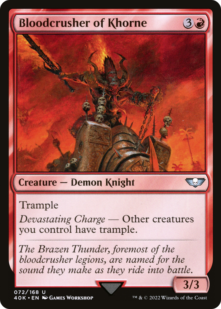 Bloodcrusher of Khorne [Warhammer 40,000] - Trinity Hobby