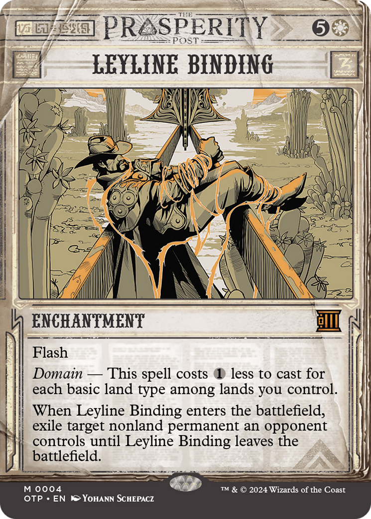 Leyline Binding [Outlaws of Thunder Junction: Breaking News] - Trinity Hobby