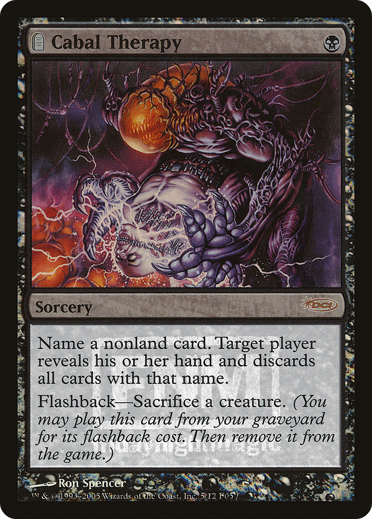 Cabal Therapy [Friday Night Magic 2005] - Trinity Hobby
