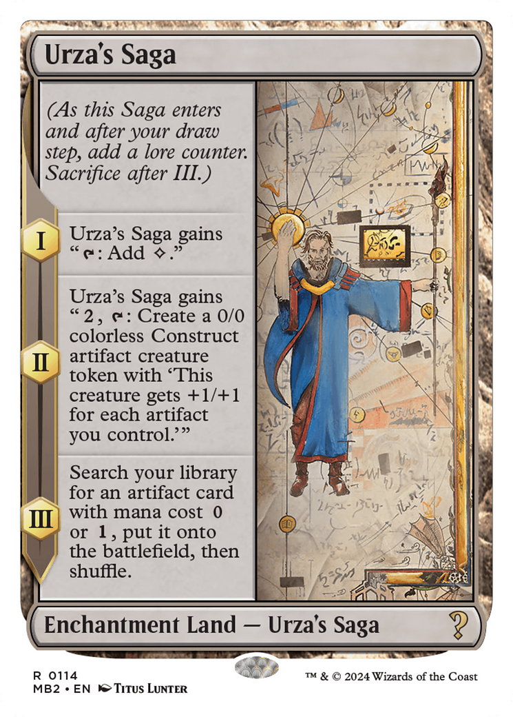 Urza's Saga (White Border) [Mystery Booster 2] - Trinity Hobby