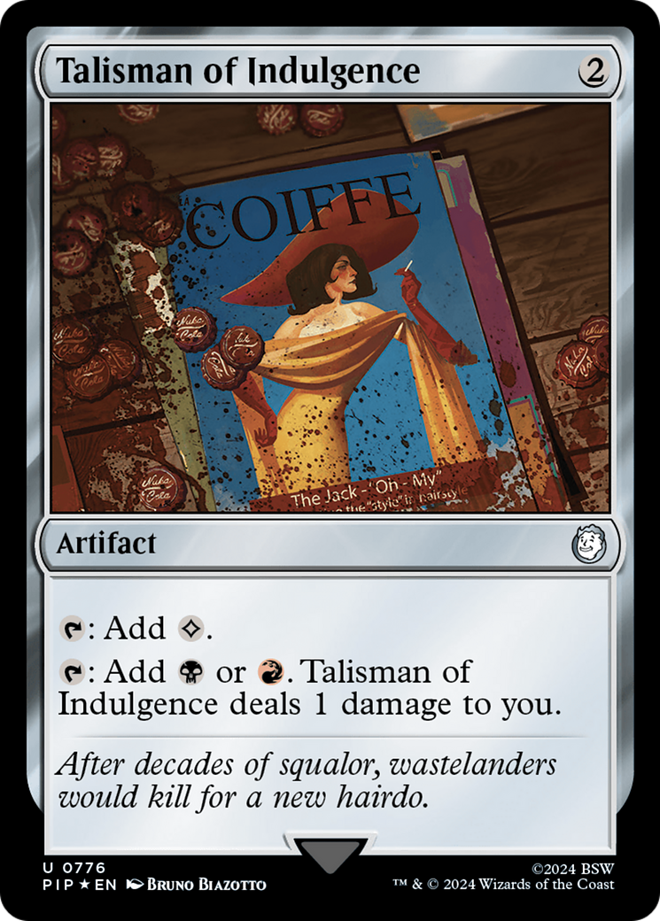 Talisman of Indulgence (Surge Foil) [Fallout] - Trinity Hobby