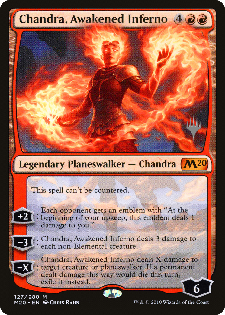 Chandra, Awakened Inferno (Promo Pack) [Core Set 2020 Promos] - Trinity Hobby
