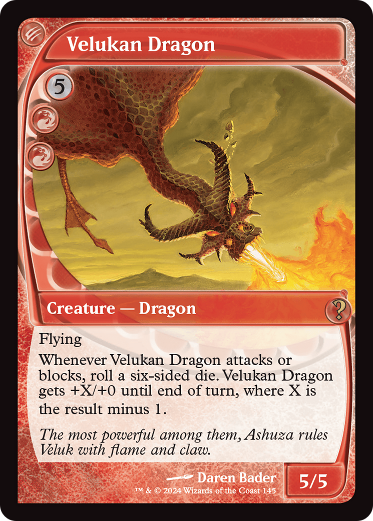 Velukan Dragon (Future Sight) [Mystery Booster 2] - Trinity Hobby