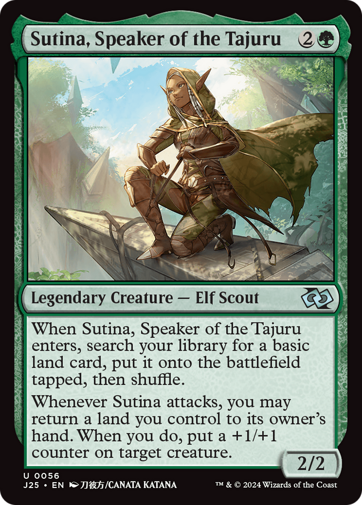 Sutina, Speaker of the Tajuru (Anime) [Foundations Jumpstart] - Trinity Hobby