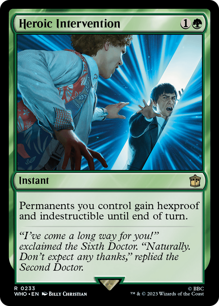 Heroic Intervention [Doctor Who] - Trinity Hobby
