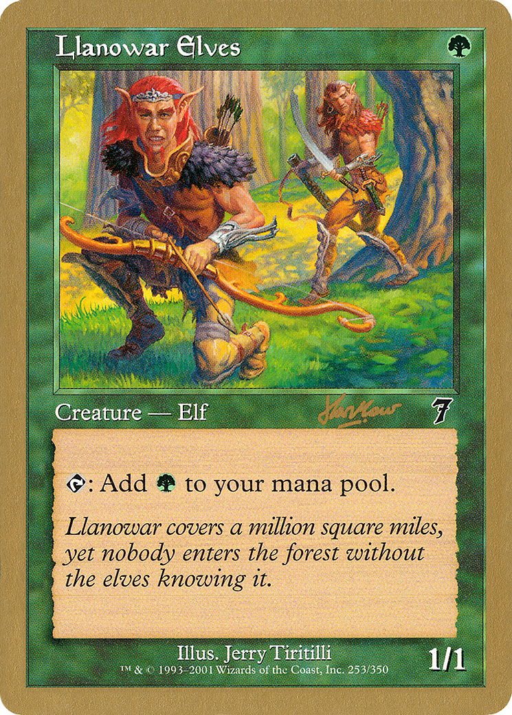 Elfes de Llanowar (Sim Han How) [Decks de championnat du monde 2002] 