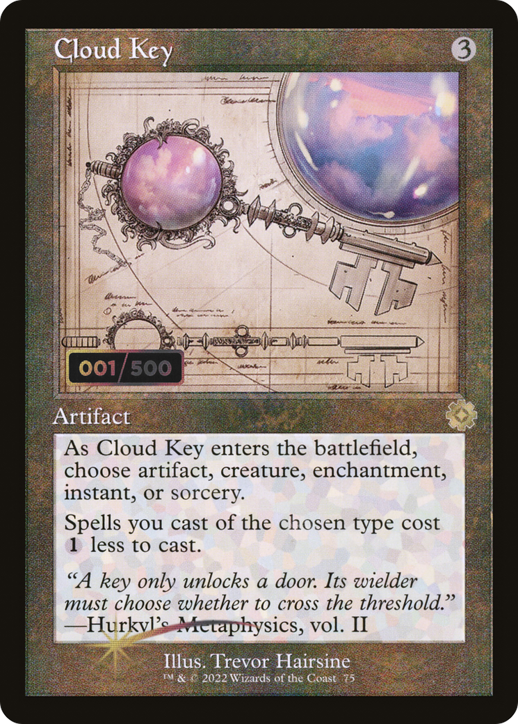 Cloud Key (Retro Schematic) (Serialized) [The Brothers' War Retro Artifacts] - Trinity Hobby