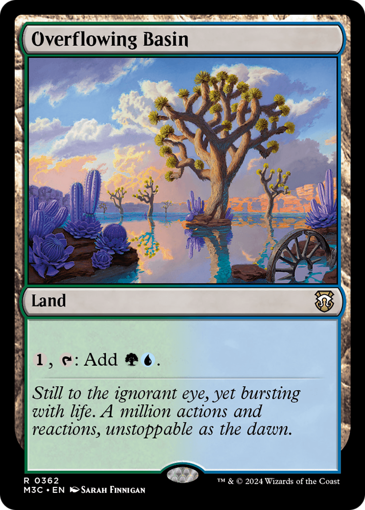 Overflowing Basin  [Foil]  (M3C-362) - [Modern Horizons 3 Commander] - Trinity Hobby