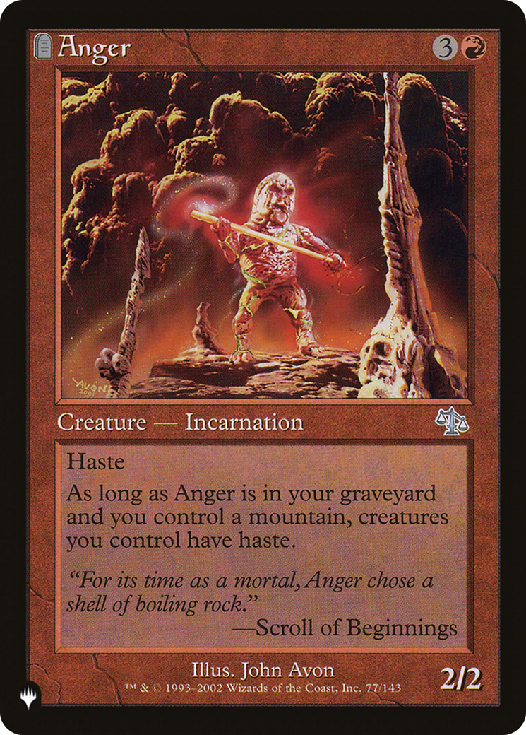 Anger (JUD) [The List] - Trinity Hobby