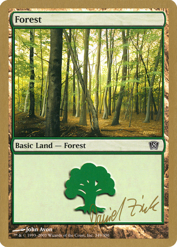 Forest (dz349) (Daniel Zink) [World Championship Decks 2003] - Trinity Hobby