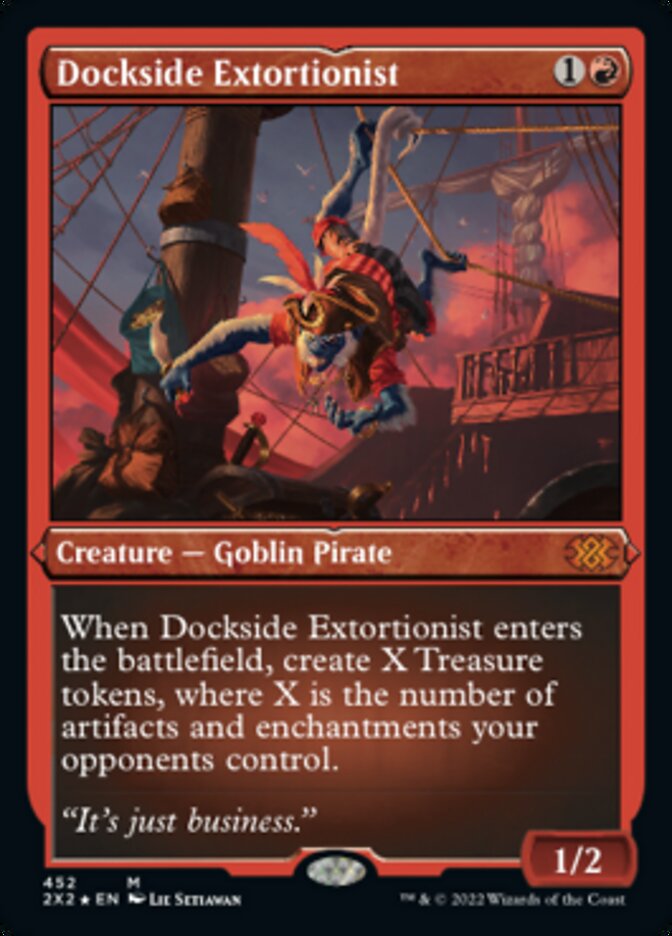 Dockside Extortionist (Foil Etched) [Double Masters 2022] - Trinity Hobby