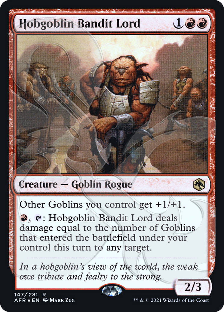 Hobgoblin Bandit Lord (Ampersand Promo) [Donjons &amp; Dragons : Aventures dans les Royaumes Oubliés Promos] 