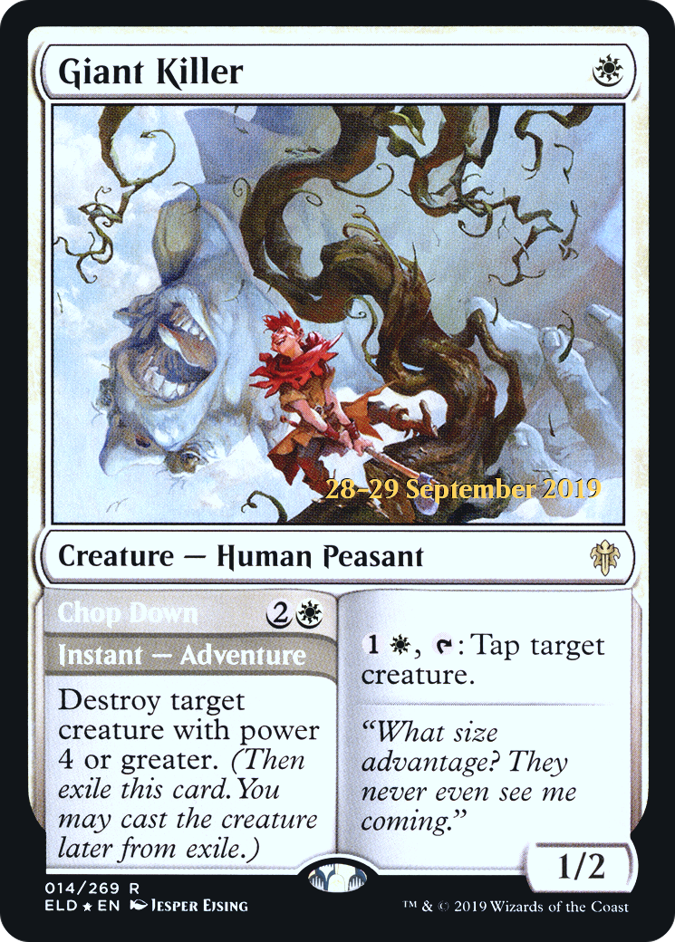 Giant Killer // Chop Down [Promotions avant-première du Trône d'Eldraine] 