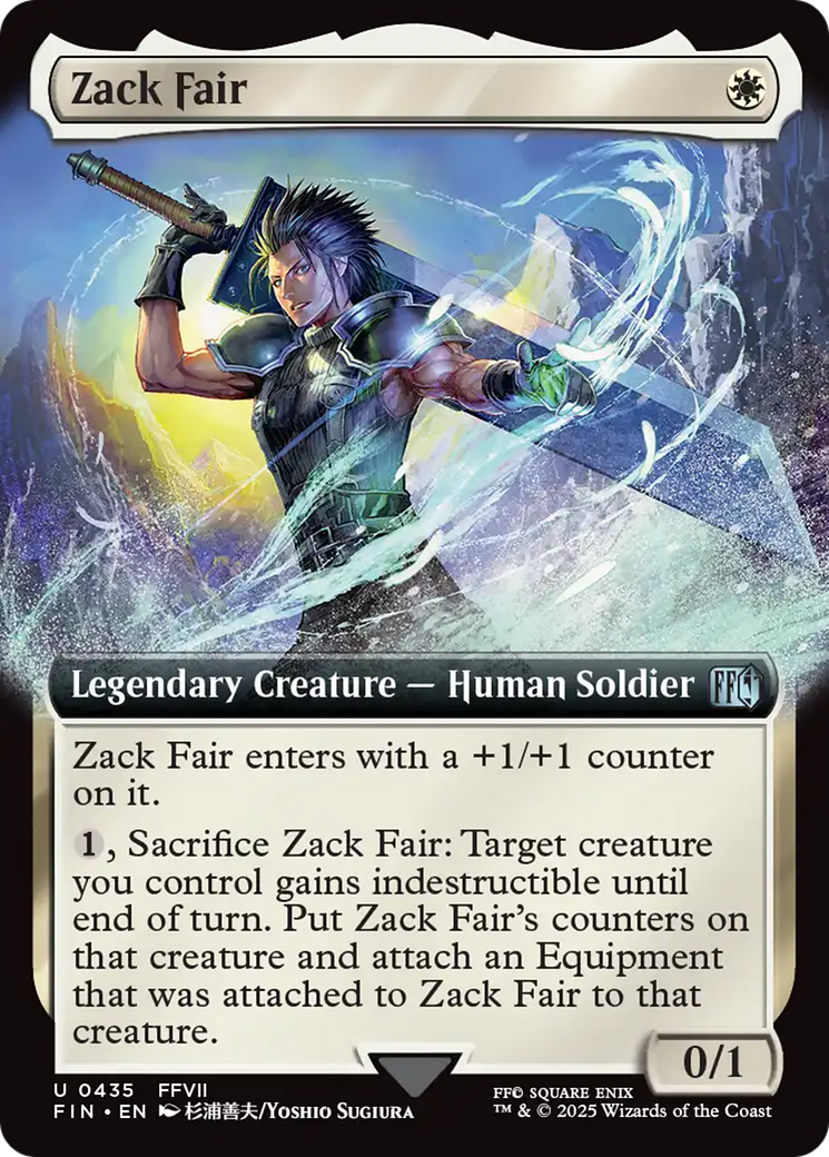 Zack Fair  [Foil]  (FIN-435) - [FINAL FANTASY]: (Extended Art) - Trinity Hobby