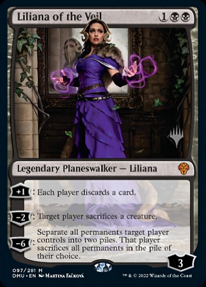 Liliana of the Veil (Promo Pack) [Dominaria United Promos] - Trinity Hobby