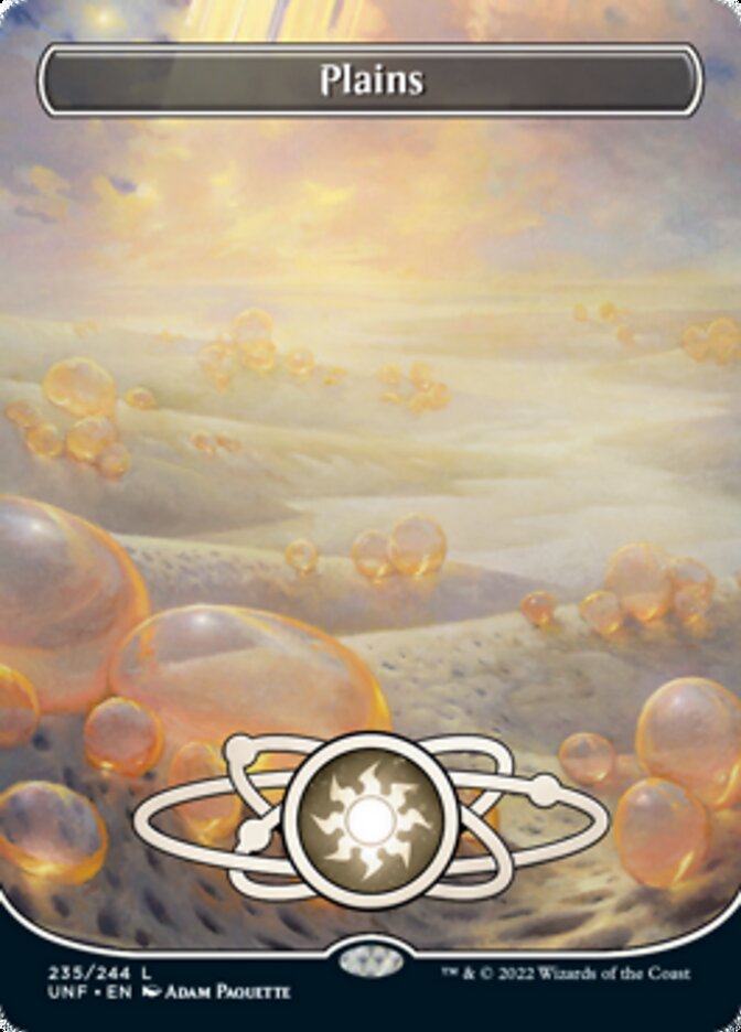 Plains (235) (Planetary Space-ic Land) [Unfinity] - Trinity Hobby
