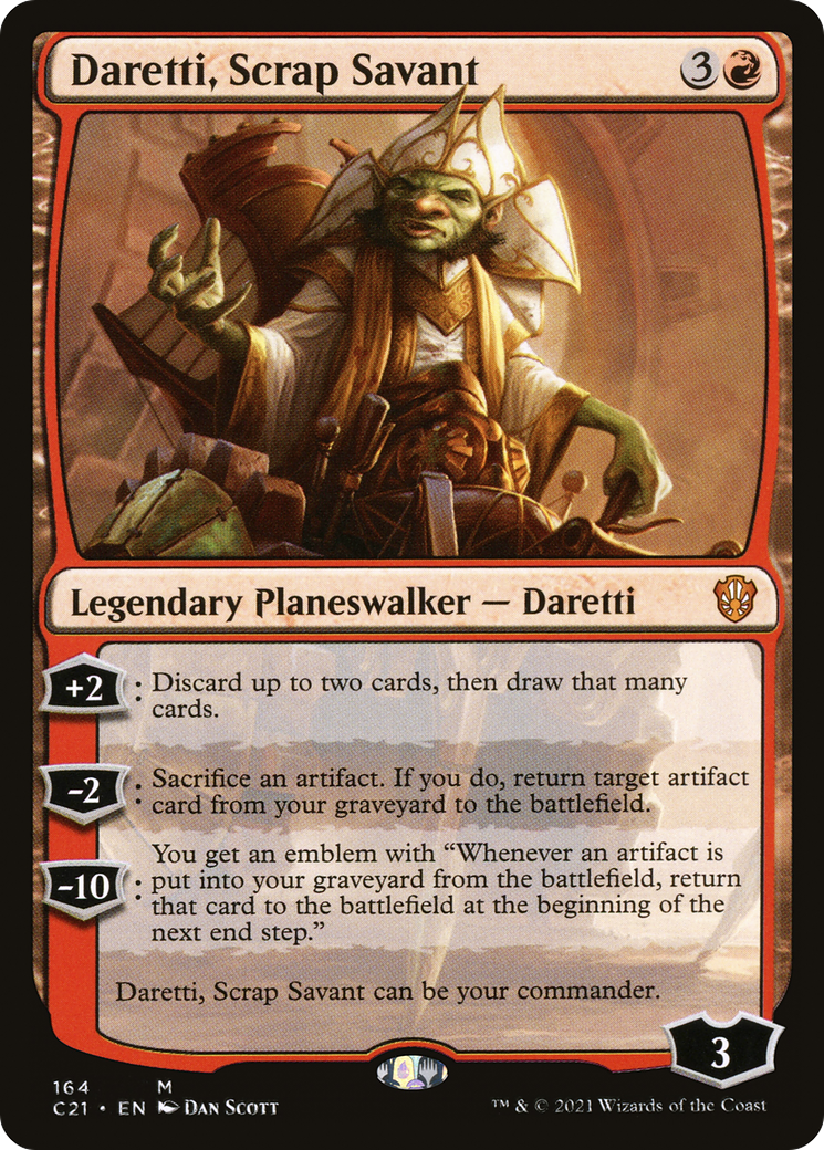 Daretti, Scrap Savant [Commander 2021] - Trinity Hobby