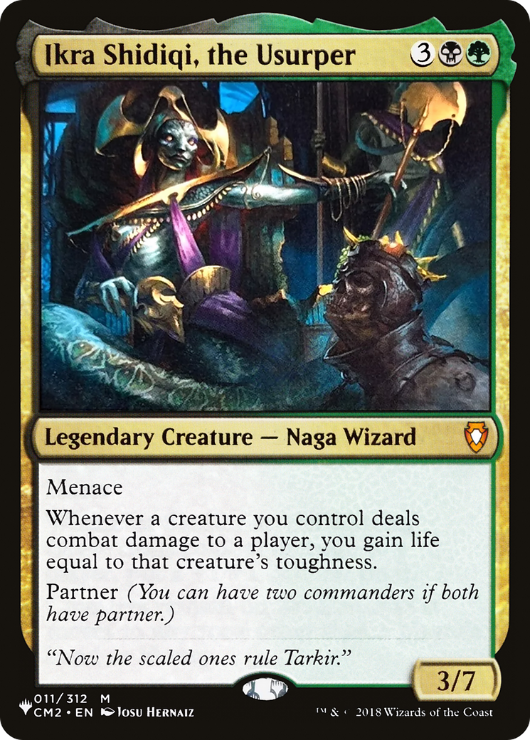 Ikra Shidiqi, the Usurper  [Foil]  (LIST-CM2-11) - [The List] - Trinity Hobby