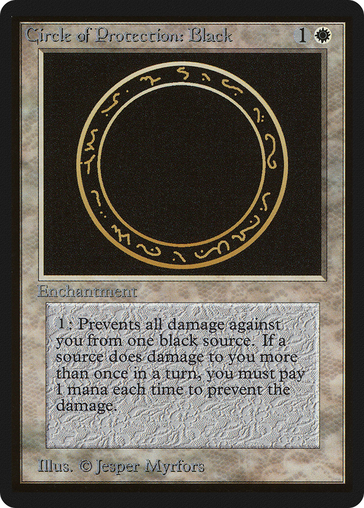 Circle of Protection: Black [Beta Edition] - Trinity Hobby