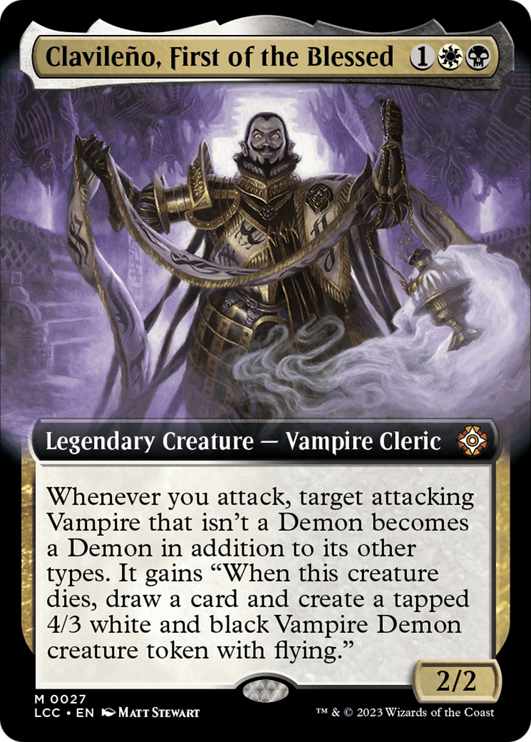 Clavileno, First of the Blessed (Extended Art) [The Lost Caverns of Ixalan Commander] - Trinity Hobby