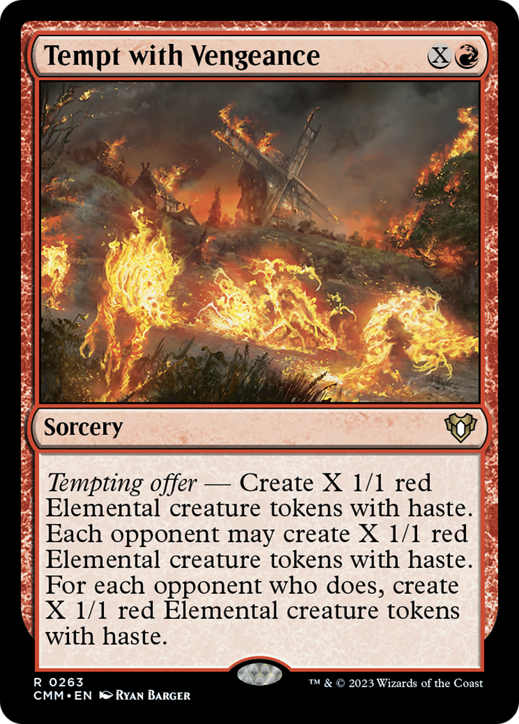 Tempt with Vengeance [Commander Masters] - Trinity Hobby