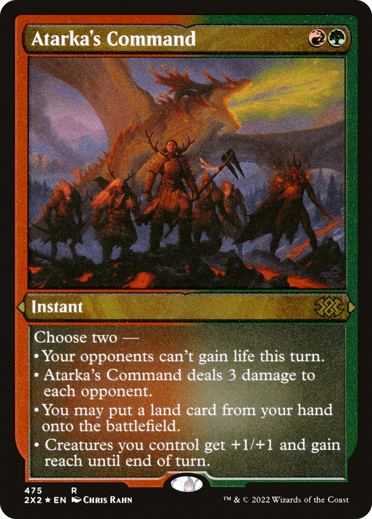 Atarka's Command (Foil Etched) [Double Masters 2022] - Trinity Hobby
