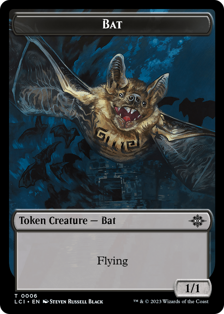 Vampire // Bat Double-Sided Token [The Lost Caverns of Ixalan Tokens] - Trinity Hobby