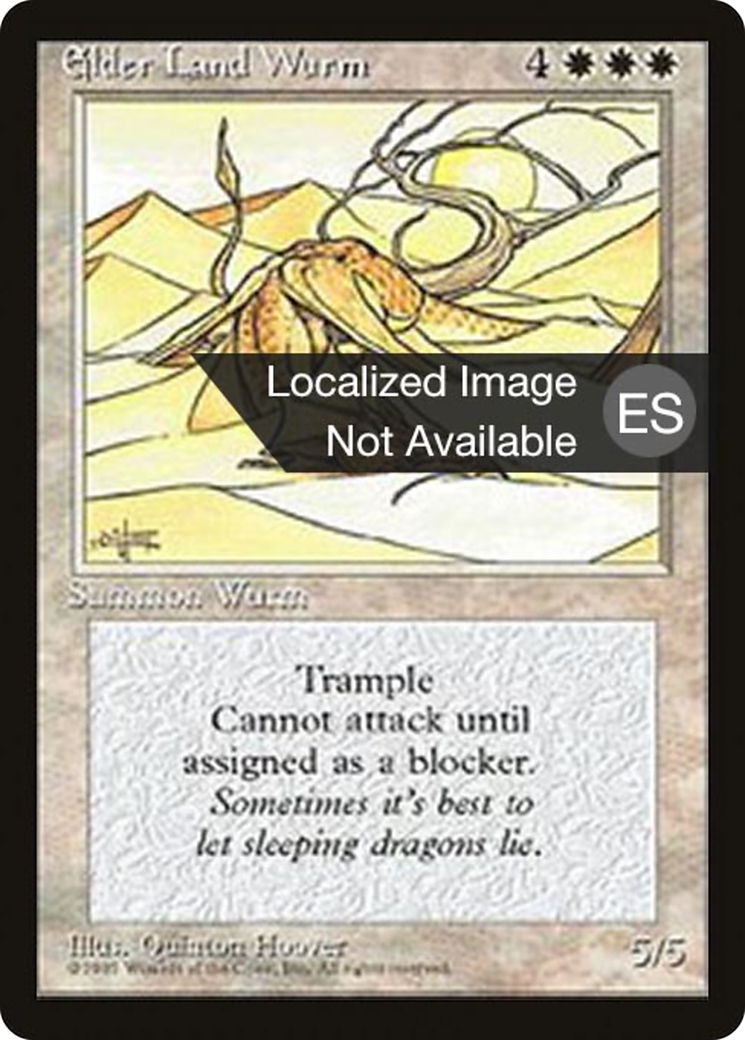 Elder Land Wurm [Quatrième édition (Foreign Black Border)] 