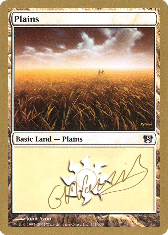Plains (gn331) (Gabriel Nassif) [World Championship Decks 2004] - Trinity Hobby