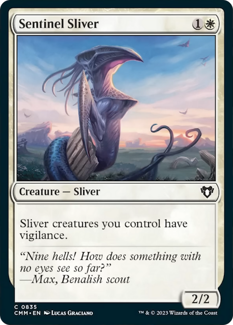 Sentinel Sliver [Commander Masters] - Trinity Hobby
