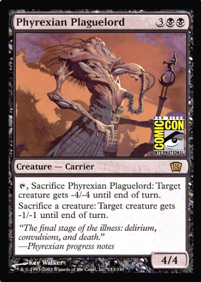 Phyrexian Plaguelord (San Diego Comic Con Oversized) [Oversize Cards] - Trinity Hobby