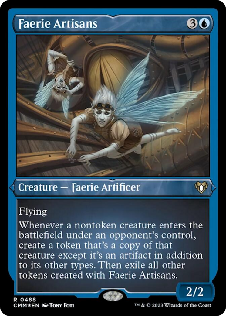 Faerie Artisans (Foil Etched) [Commander Masters] - Trinity Hobby
