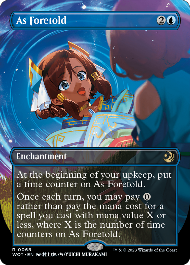 As Foretold (Anime Borderless) [Wilds of Eldraine: Enchanting Tales] - Trinity Hobby