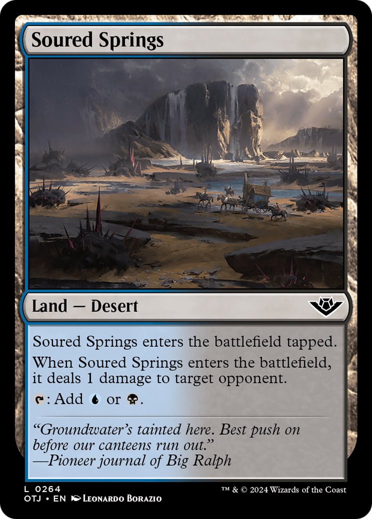 Soured Springs [Outlaws of Thunder Junction] - Trinity Hobby