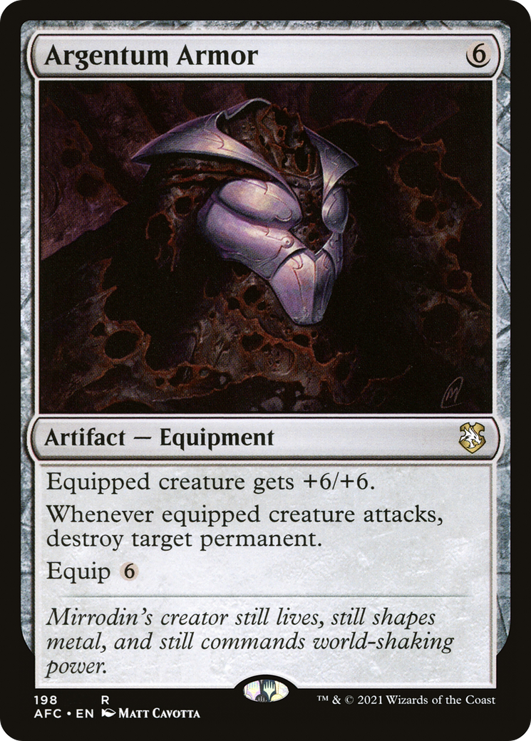 Argentum Armor [Dungeons & Dragons: Adventures in the Forgotten Realms Commander] - Trinity Hobby