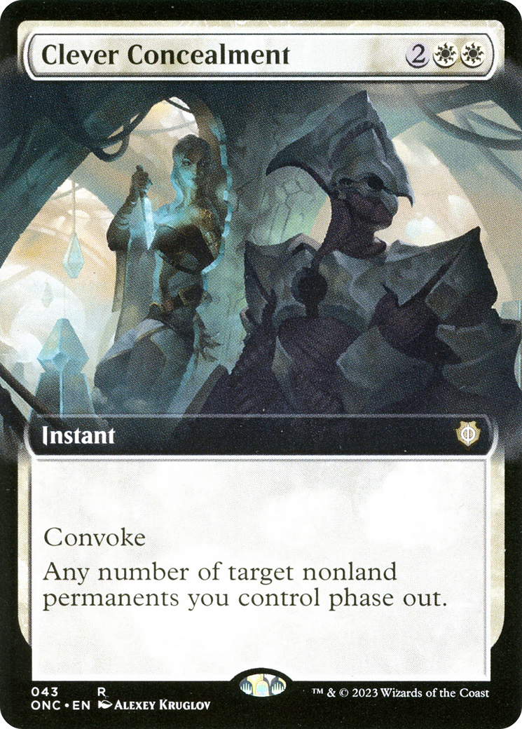 Clever Concealment (Extended Art) [Phyrexia: All Will Be One Commander] - Trinity Hobby