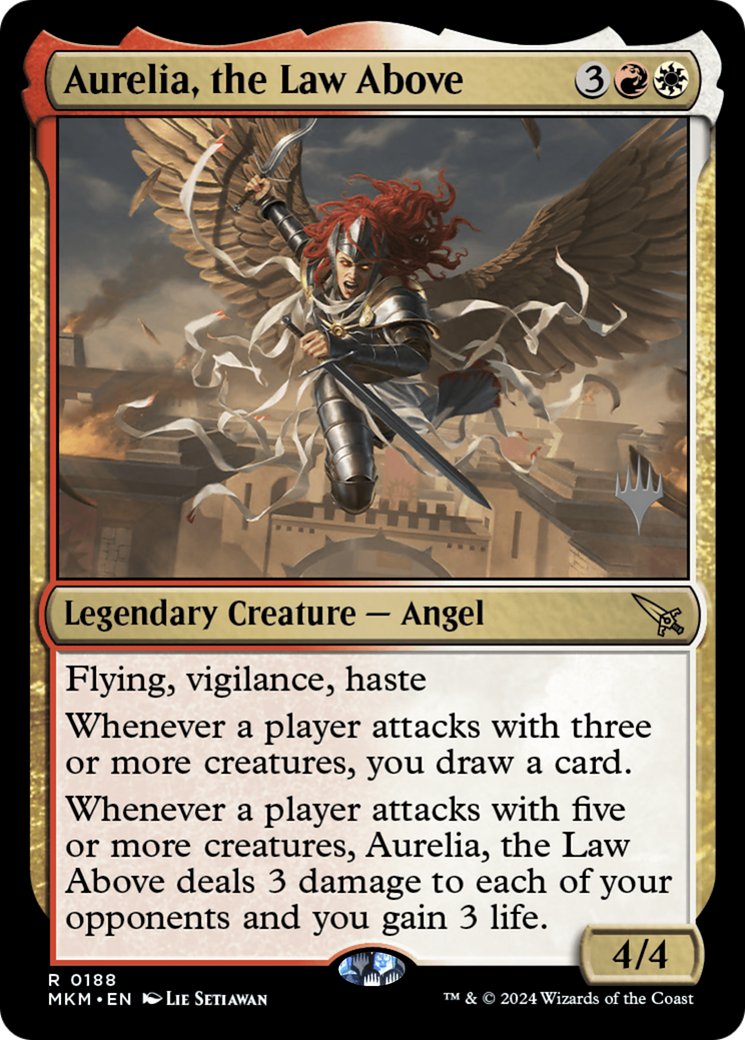 Aurelia, the Law Above (Promo Pack) [Murders at Karlov Manor Promos] - Trinity Hobby