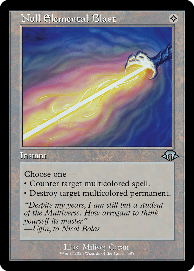 Null Elemental Blast (Retro) [Modern Horizons 3] - Trinity Hobby