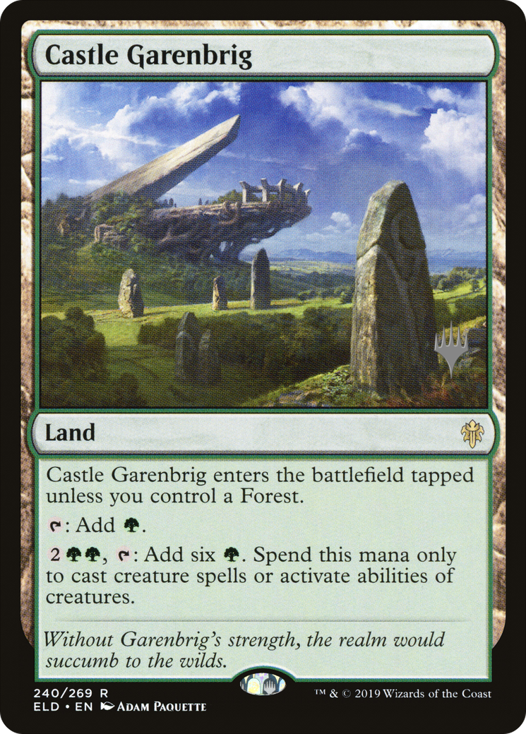 Castle Garenbrig (Promo Pack) [Throne of Eldraine Promos] - Trinity Hobby