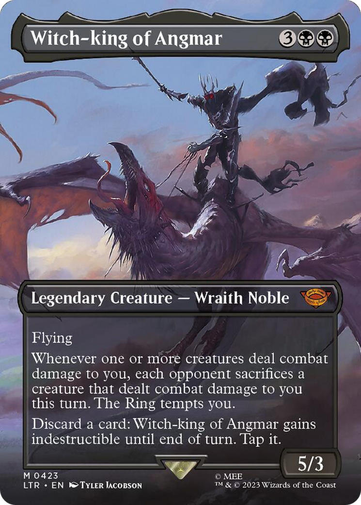 Witch-king of Angmar (Borderless Alternate Art) [The Lord of the Rings: Tales of Middle-Earth] - Trinity Hobby