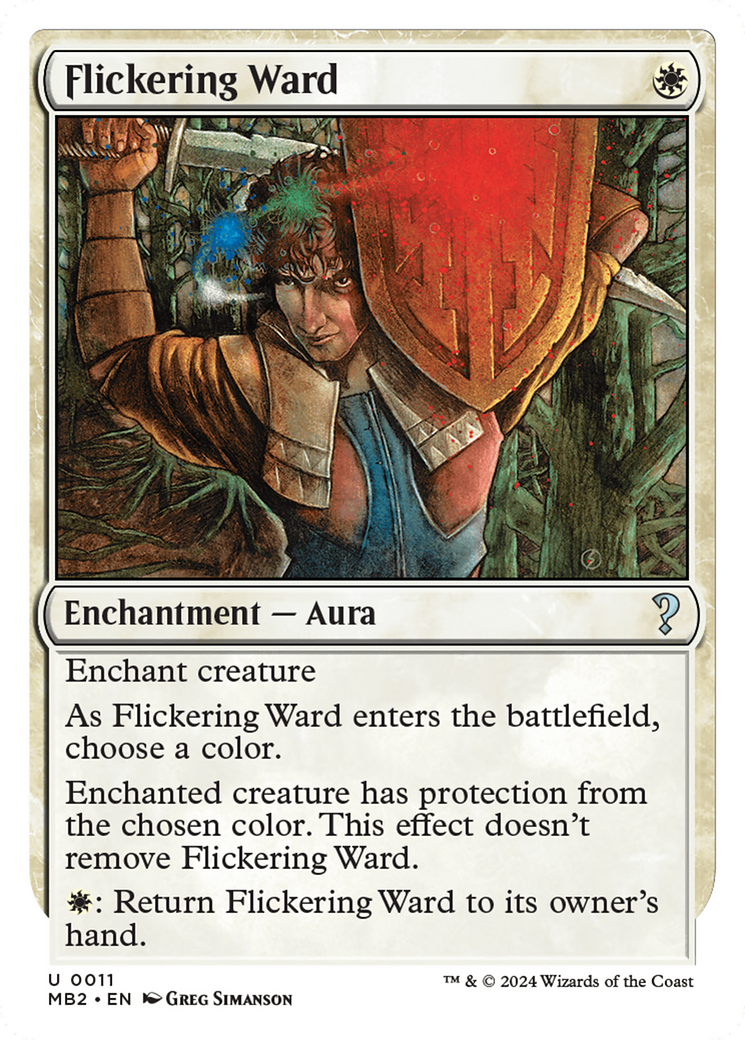 Flickering Ward (White Border) [Mystery Booster 2] - Trinity Hobby