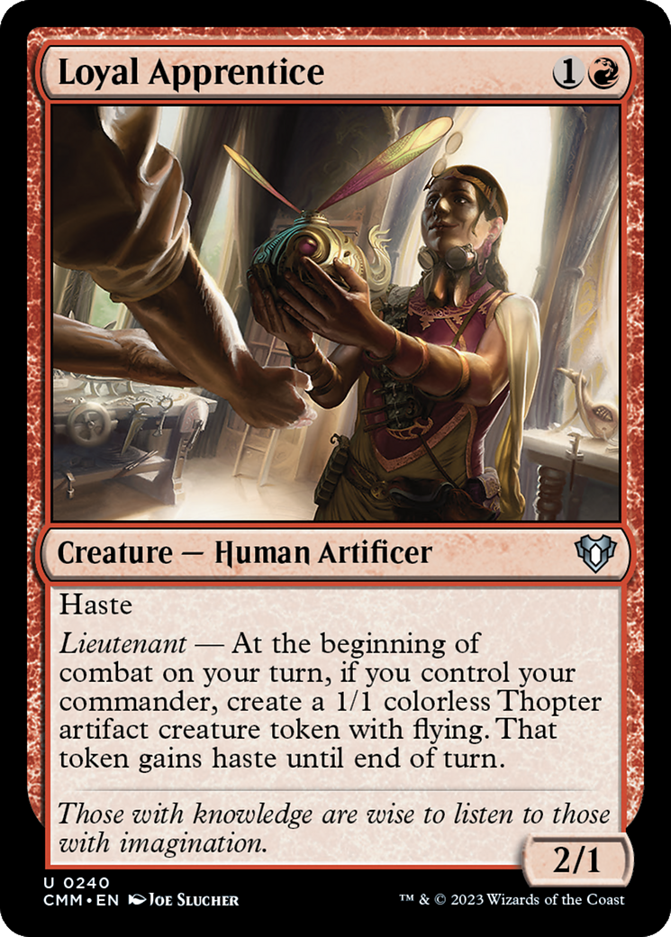 Loyal Apprentice [Commander Masters] - Trinity Hobby