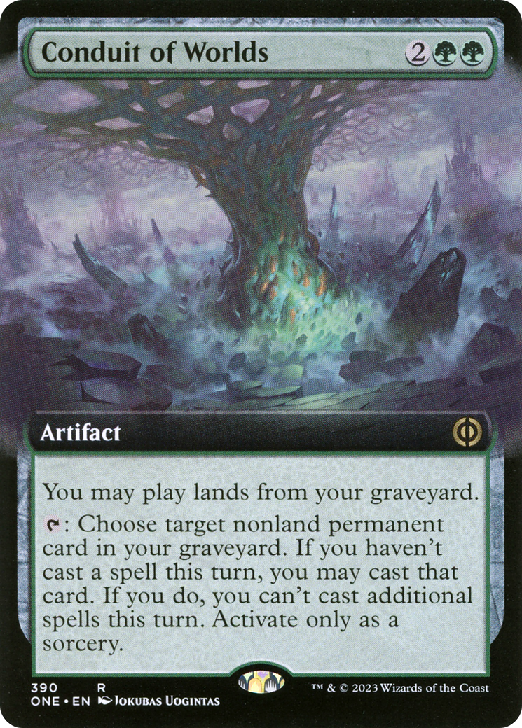 Conduit of Worlds (Extended Art) [Phyrexia: All Will Be One] - Trinity Hobby