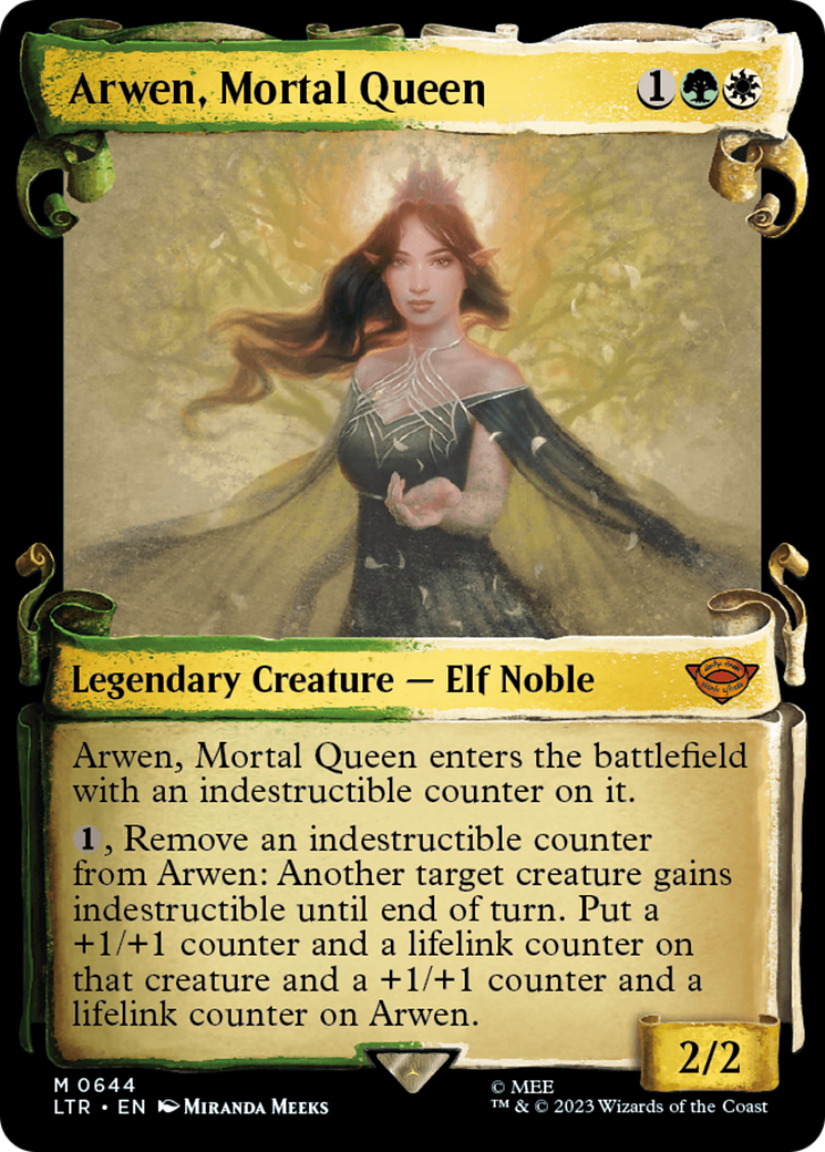 Arwen, Mortal Queen [The Lord of the Rings: Tales of Middle-Earth Showcase Scrolls] - Trinity Hobby