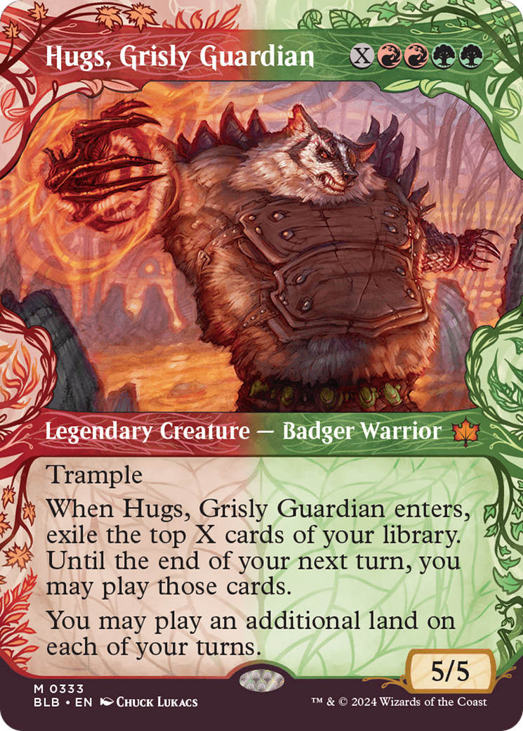 Hugs, Grisly Guardian (Showcase) [Bloomburrow] - Trinity Hobby