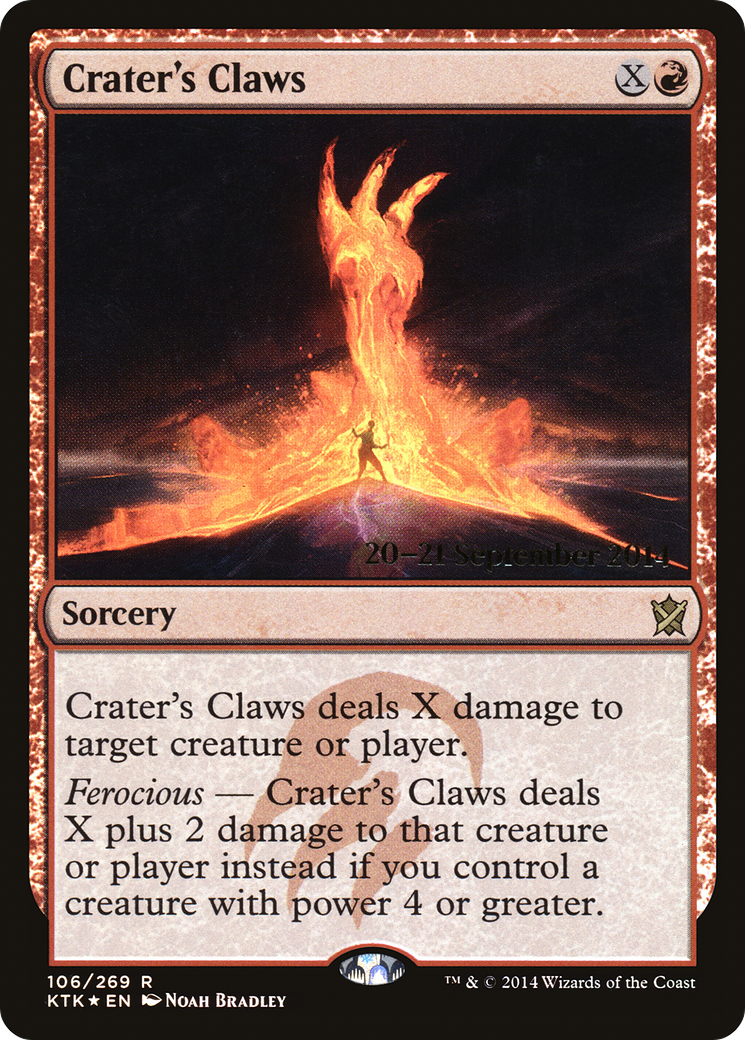 Crater's Claws [Khans of Tarkir Prerelease Promos] - Trinity Hobby