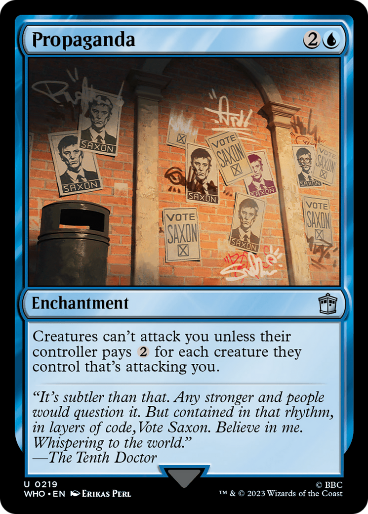 Propaganda [Doctor Who] - Trinity Hobby