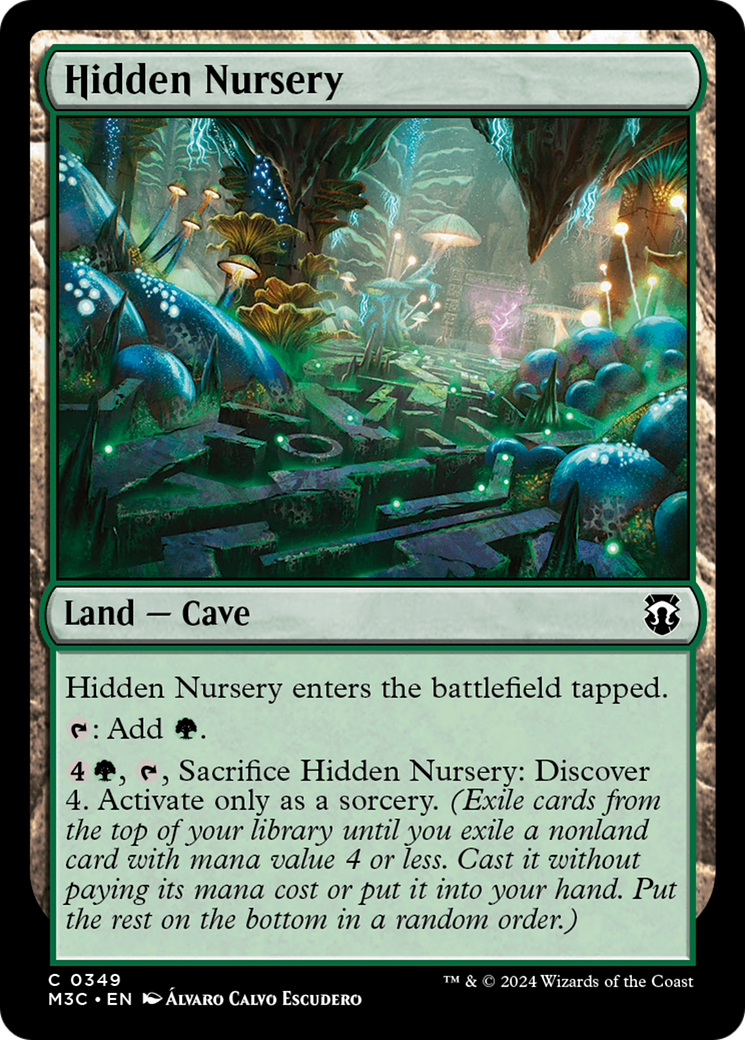 Hidden Nursery  [Foil]  (M3C-349) - [Modern Horizons 3 Commander] - Trinity Hobby