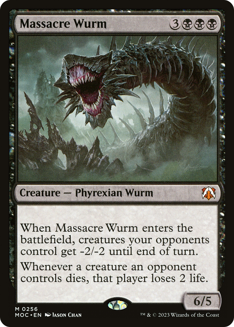 Massacre Wurm [March of the Machine Commander] - Trinity Hobby